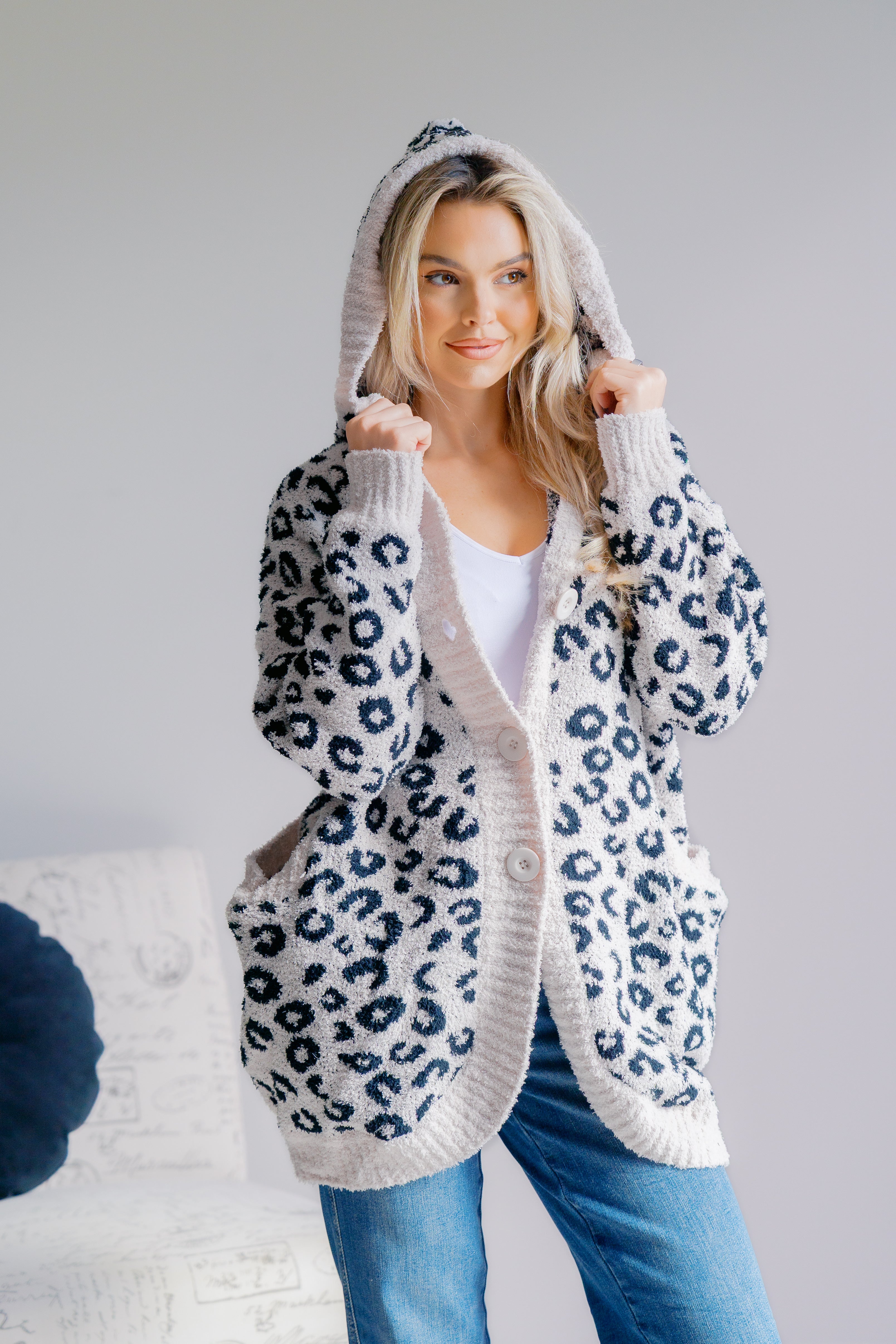 Leopard Luxe Sweater Hoodie